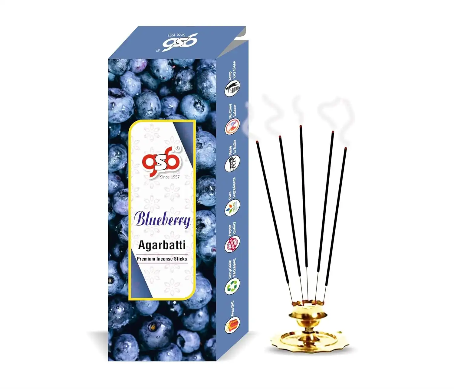 NATURAL BLUEBERRY AGARBATTI