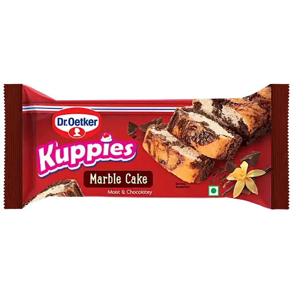 KUPPIES MARBLE CAKE 125GM