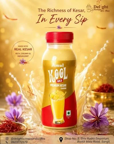 AMUL KESAR MILK 180ML